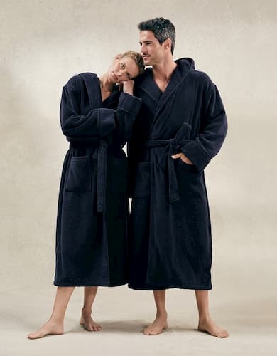 Unisex Cotton Classic Robe | Robes & Dressing Gowns | The White Company US